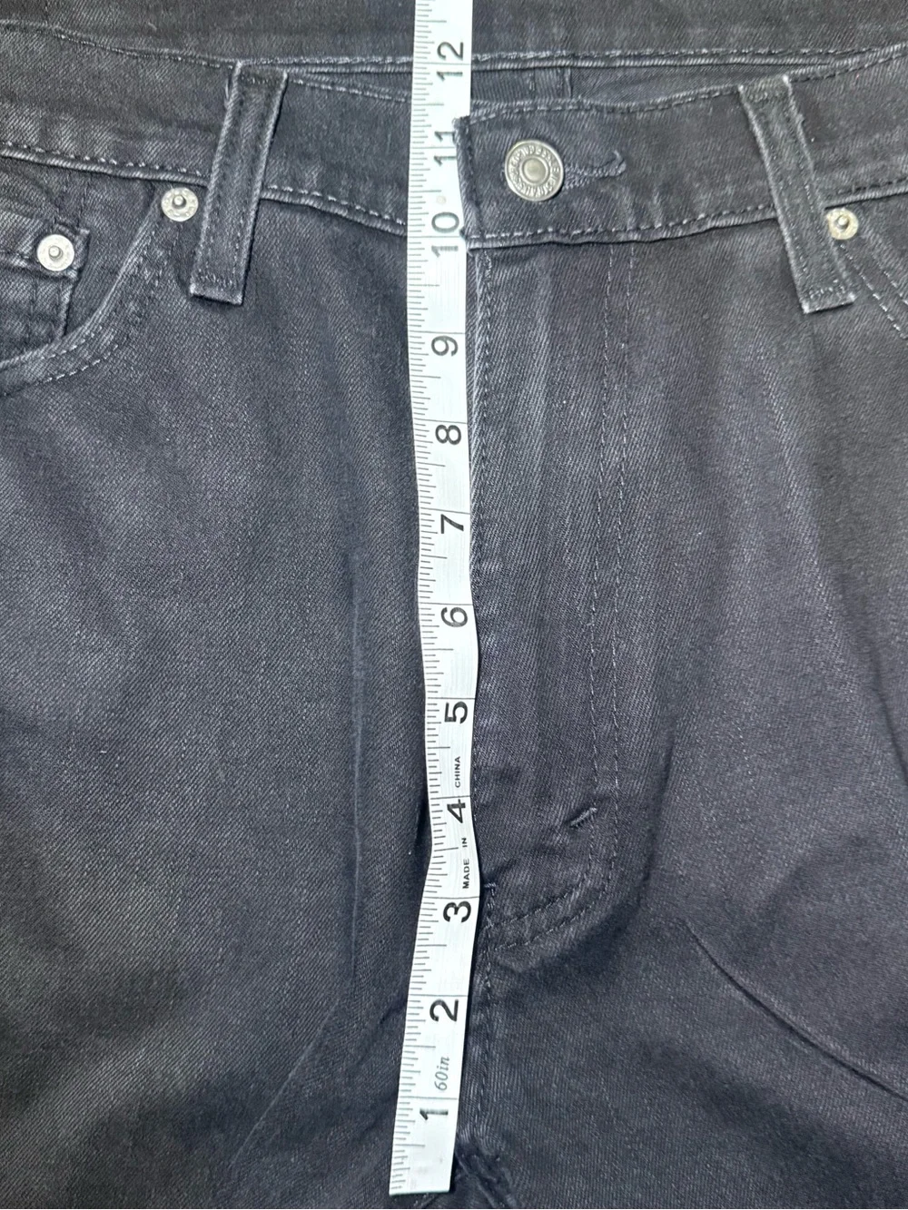 Levi's 541 36x30 Black Athletic Taper Classic Jeans Minimalist Edgy Grunge